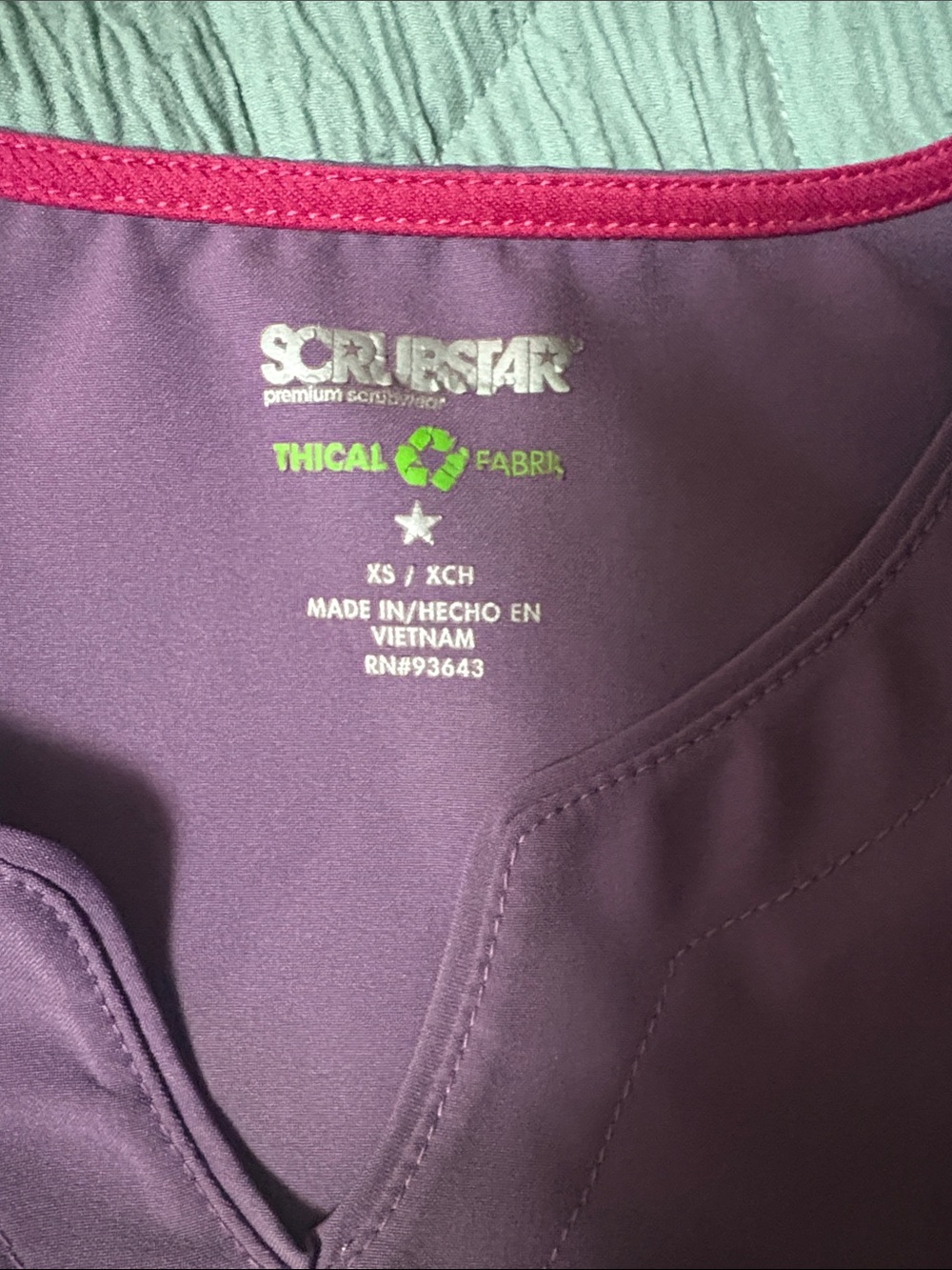 Purple Women’s Scrub pair - Picture 2 of 6